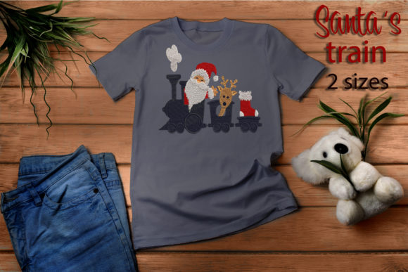 A Designer's Review: Santa Coming by Train Embroidery