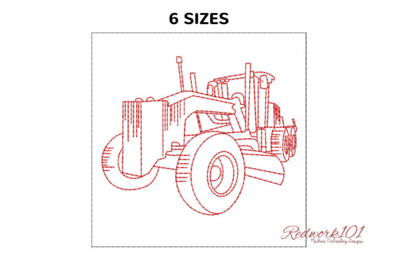 A Designer's Review: The Motor Grader Embroidery File