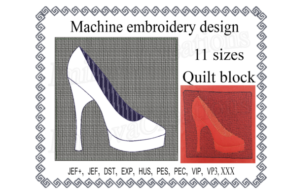 A Designer's Review: The Quilt Block Shoe with Butterfly