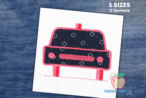 A Handmade Charm: The Car with Front Look Applique