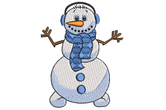 A Practical Review of the Snowman with Ear Mittens Embroidery Design