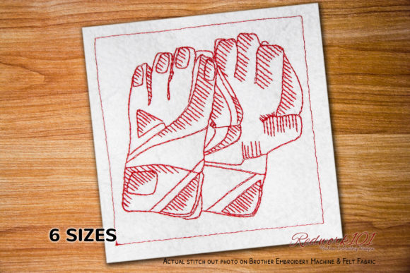 An Embroidery Designer's Review of Wicket Keeper Gloves