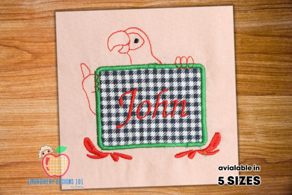 Applique Frame of Parrot: A Business Branding Review