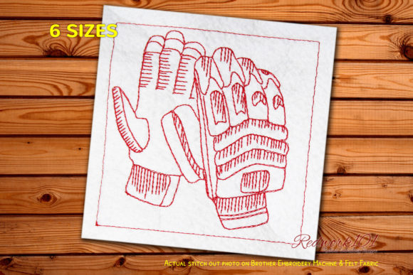 Evaluating the Cricket Hand Gloves Embroidery Design