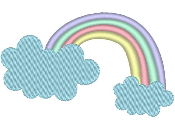 Rainbow and Clouds Embroidery Design: A Professional Review