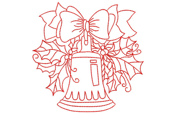 Redwork Christmas Bell Design: A Boutique Sweatshirt Review
