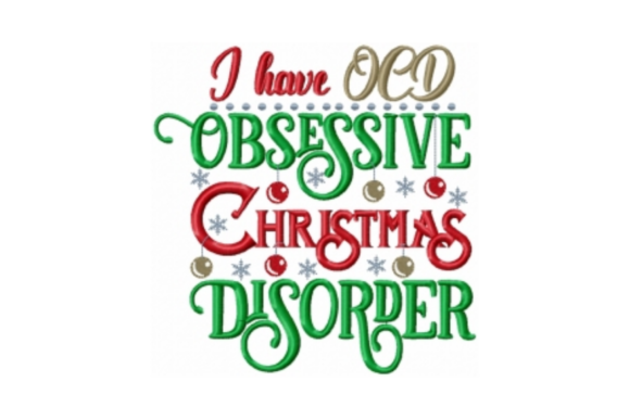 Reviewing I Have OCD Obsessive Christmas Disorder Embroidery