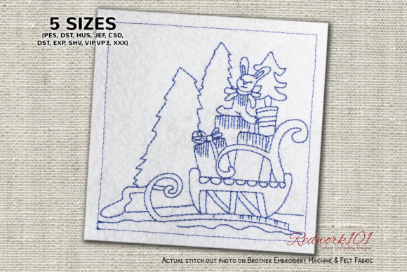 Santa Sleigh Bluework: A Designer's Review for Business Merchandise