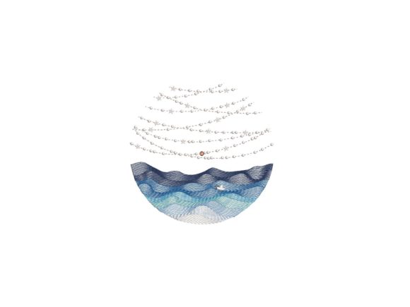 Sea Lights Embroidery: A Coastal Holiday Design Review